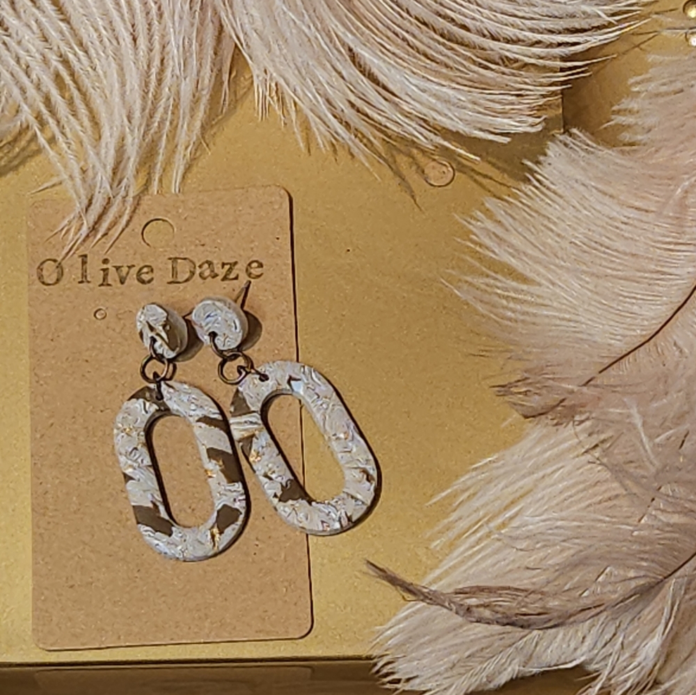 Polymer clay earrings